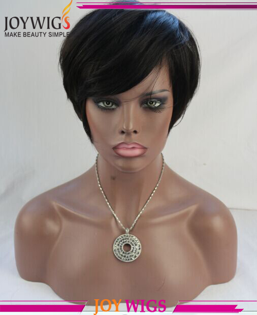 2016 no shedding cheap full machine made wig