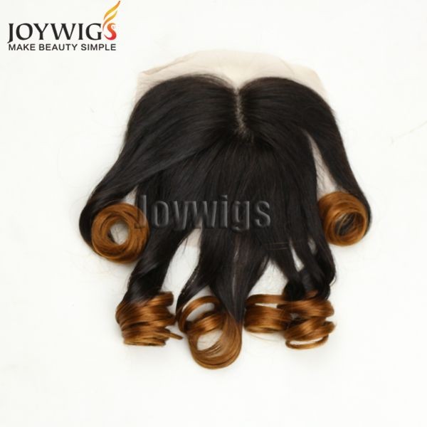 Big InstockJoywigs Factory Aunty Curly 8-24 Virgin Human Hair Cheap Lace Closure