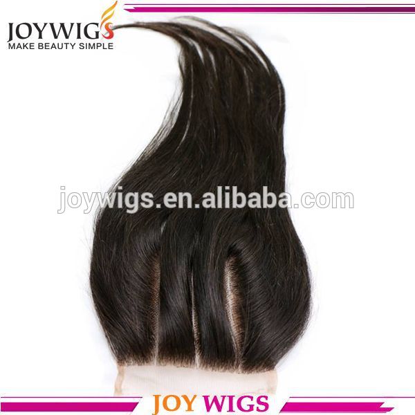 stock 7A grade lace closure piece cheap virgin human hair with closure