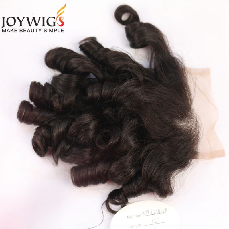 2016 New Arrival Natural Colour Indian Remy Human Hair Folded Lace Front Closure