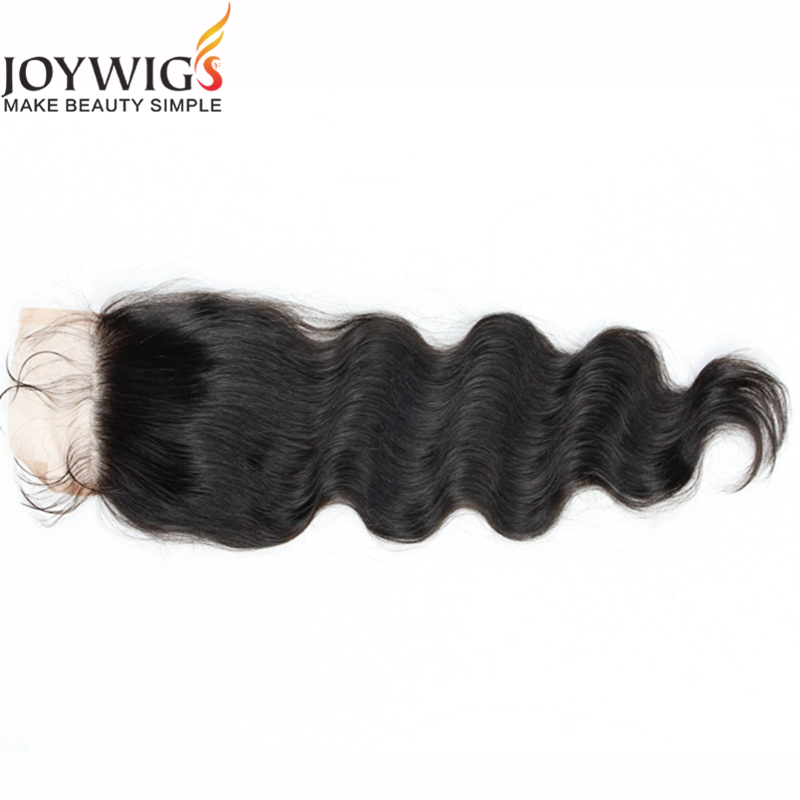 2016 Joywigs New Arrival 8A Grade Brazilian Virgin Human hair Pretty Body Wave Lace Closure
