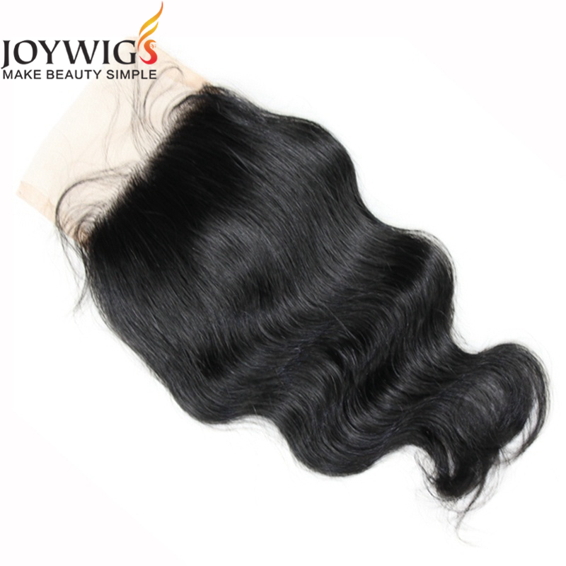 Hot Selling Half Body Wave Human Hair Lace Closure Indian Remy Hair Body Wave Lace Closure