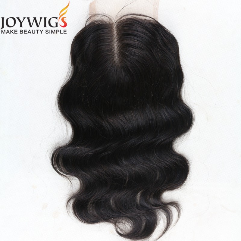 Modern Design 8A GRADE Brazilian Virgin Human Hair Beautiful Natural Color Middle Part Body Wave Lac