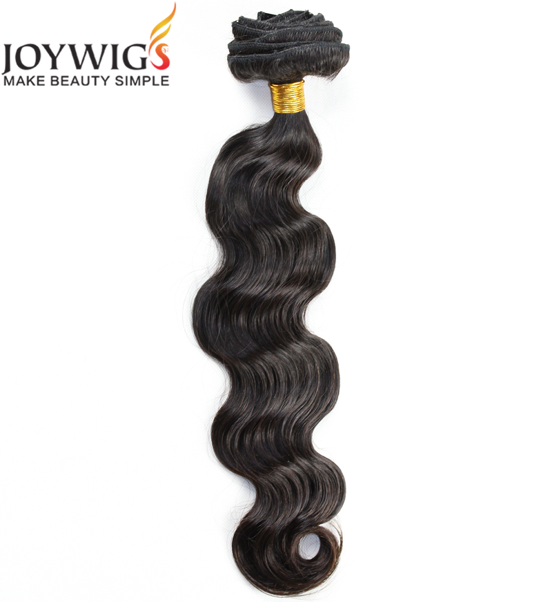 Hot Selling 2016 Joywigs 8A Grade Brazilian Human Natural Color Pretty Body Wave Virgin Human Hair W