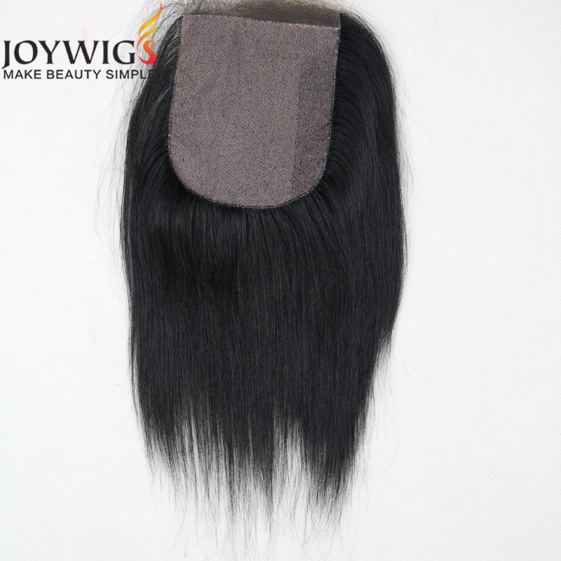 Factory Cheap Price High Density Yaki Straight Human Hair Closures Brazilian Virgin Human Hair Yaki 