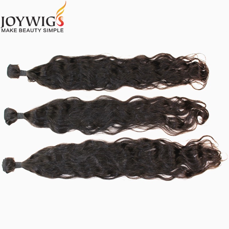 22inch Very Long Natural Color Wave Human Hair Weaving Indian Remy Human Hair Weaving