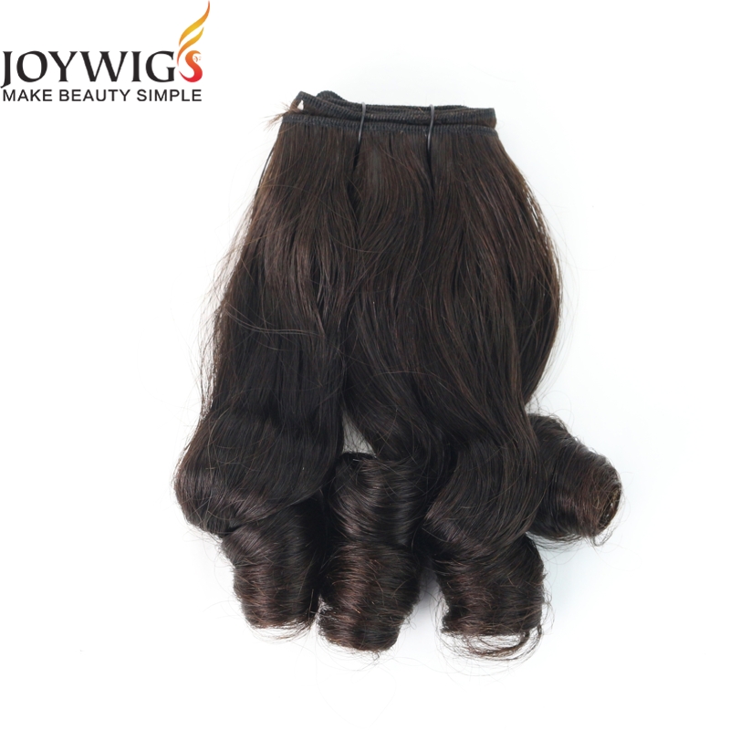 2016 Joywigs New Arrival 100 Real Unprocessed Indian Remy Human Hair Natural Color Tip Curl Hair Wef