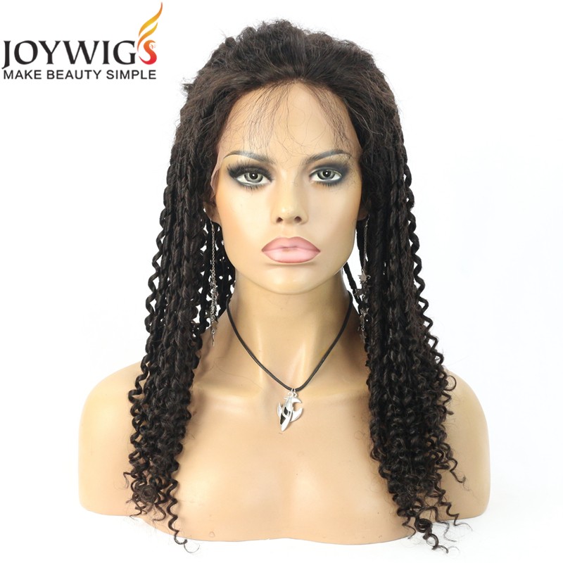 2016 Joywigs New Arrival 20inch Curly Human Hair Wigs Indian Human Hair Natural Color Spiral Curl Fu