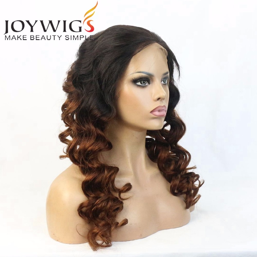 New arrival 100 real human hair ombre full lace wig