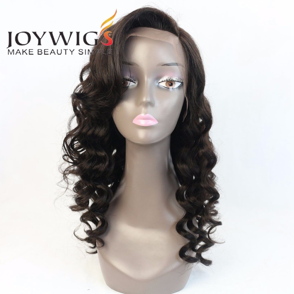 18 150% Elastic Band Brazilian Hair Glueless Fronta Lace Wig