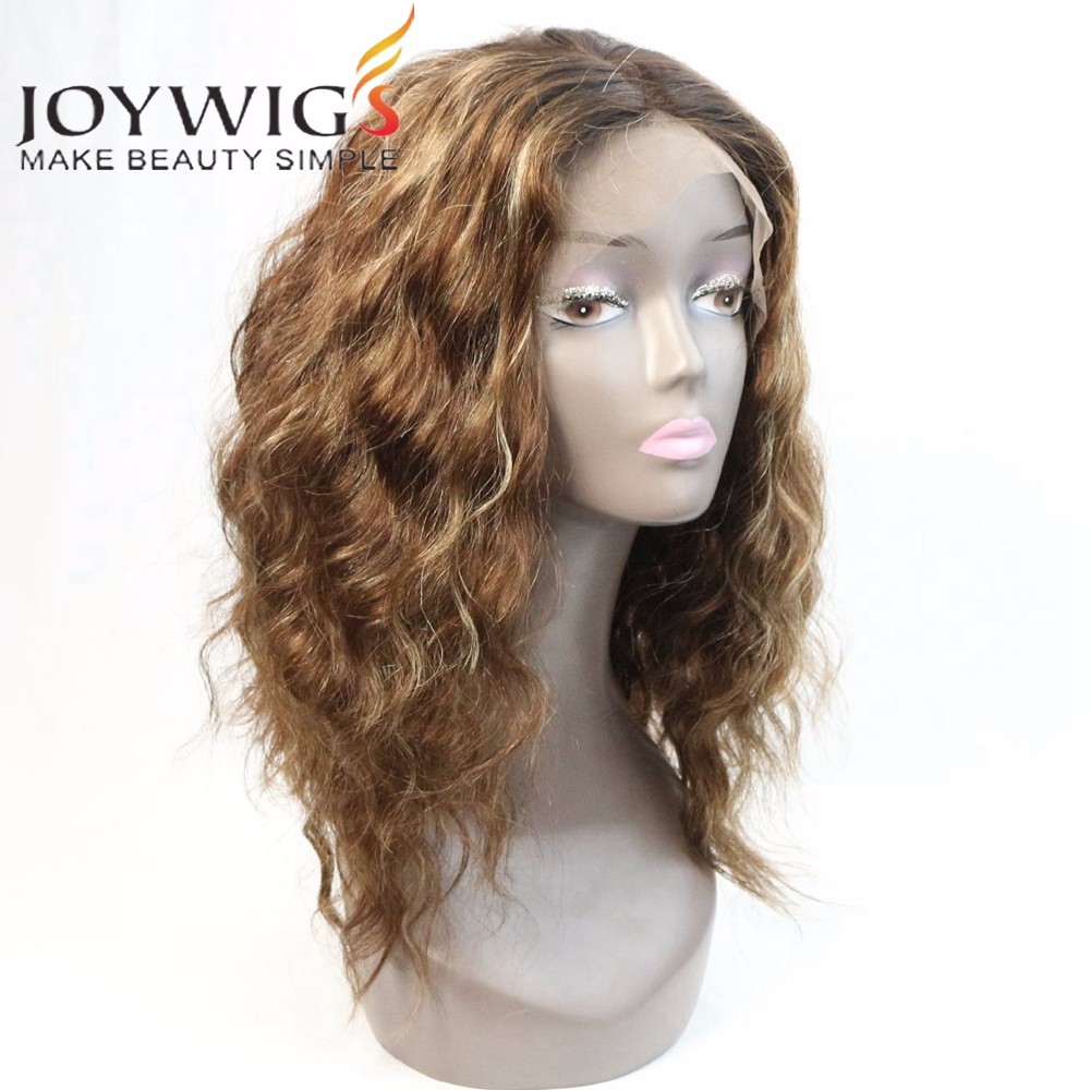 INSTOCK Ombre Highlight Malaysian Virgin Hair Lace Front Wig
