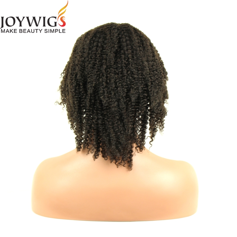 High quality no shedding curly afro wigs glueless full lace wig for black women